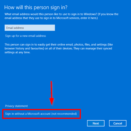 Microsoft Windows 11 24H2 create local user administrative rights admin administrator emergency access account mfa 2fa authentication